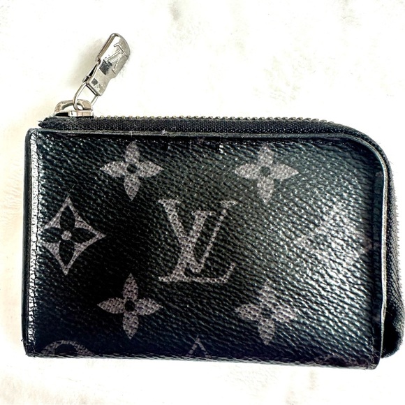 Louis Vuitton Black Monogram Eclipse Porte Monnaie Jour - Picture 1 of 8
